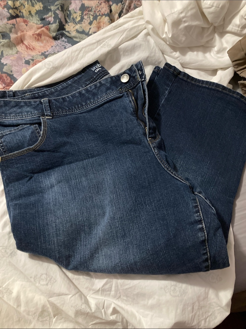 Lane Bryant Dark Blue Capri Jeans